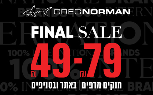 GREG NORMAN SALE