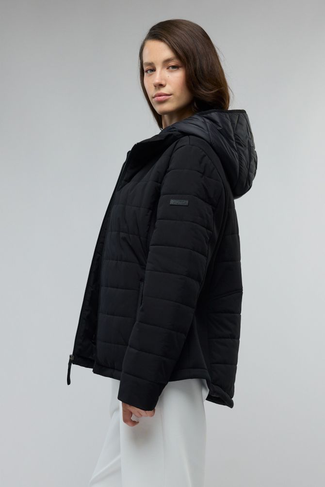 מעיל Nautica מרופד ואלגנטי עם מעיל פנימי לנשים