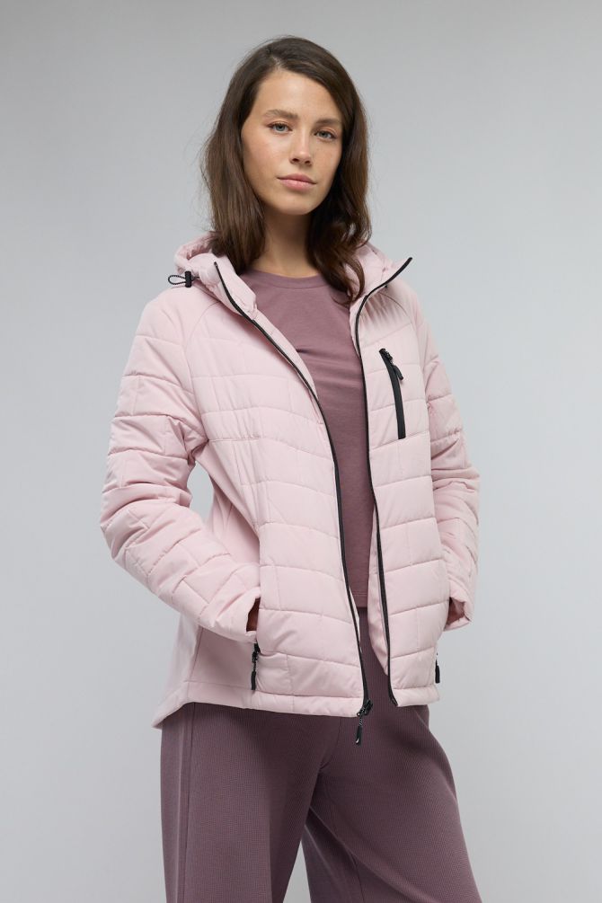 ג’קט סופטשל מרופד לנשים Nautica