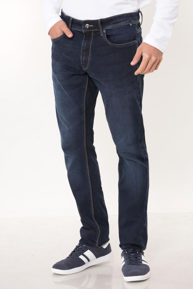 ג’ינס SLIM FIT סטרץ’ כהה בשטיפה עדינה