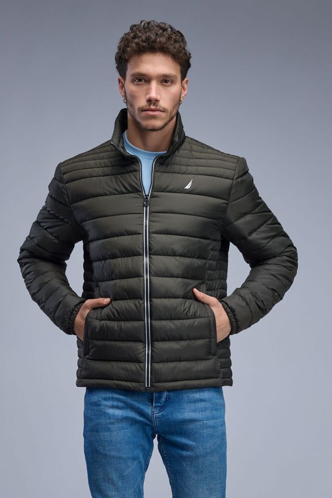 מעיל מרופד NAUTICA  עם לוגו לגברים