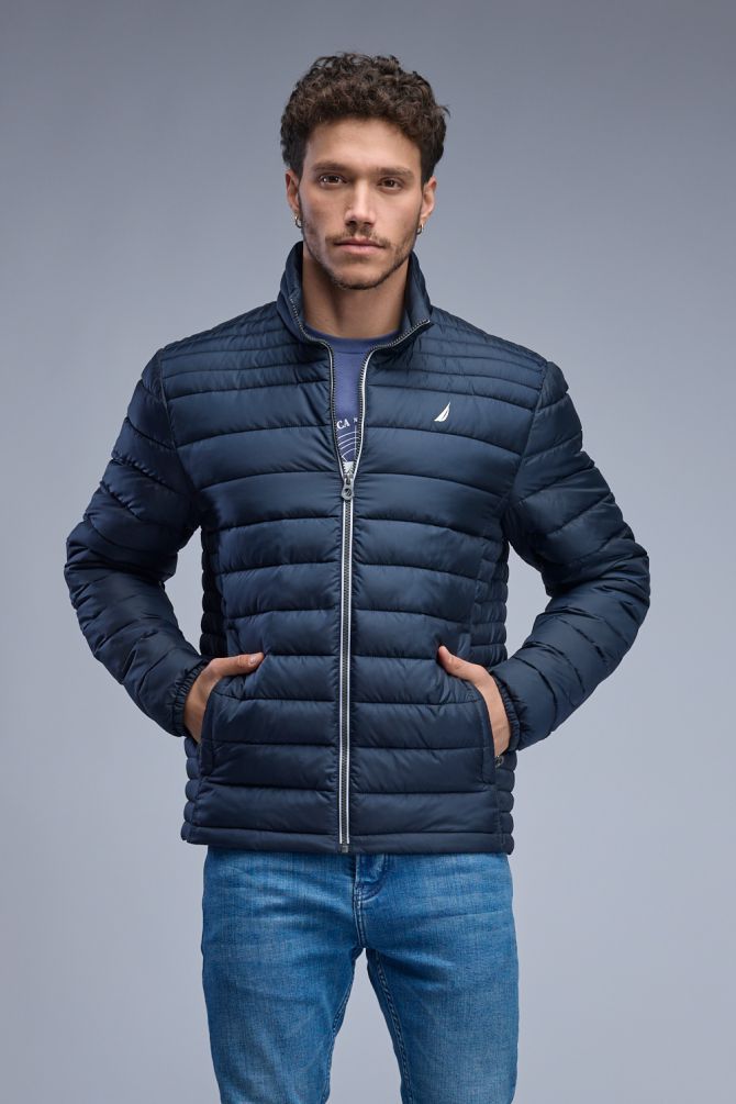 מעיל מרופד NAUTICA  עם לוגו לגברים