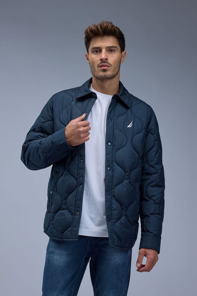 ג’קט קווילט Nautica לגברים