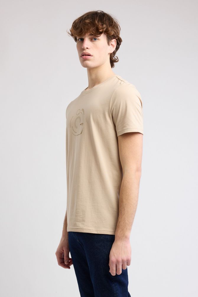 טי שירט קצרה עם הדפס Nautica לגברים