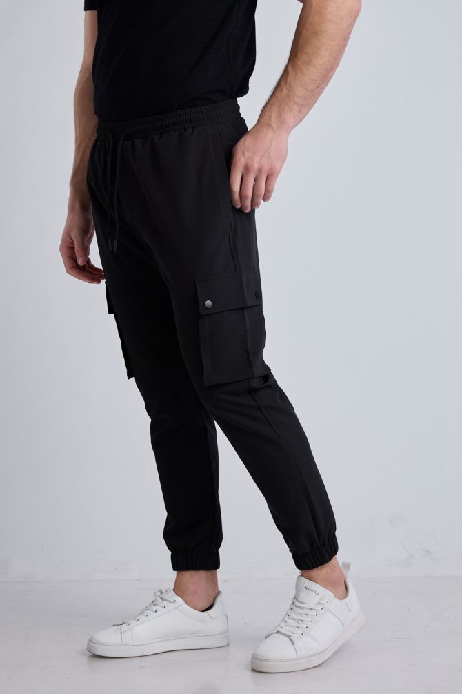 מכנסי NAUTICA ארוכים בגזרת CARGO לגברים