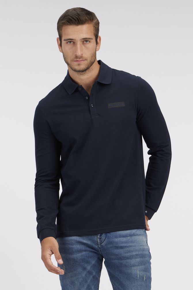 חולצת סטרצ’ SLIM FIT עם צווארון לגבר