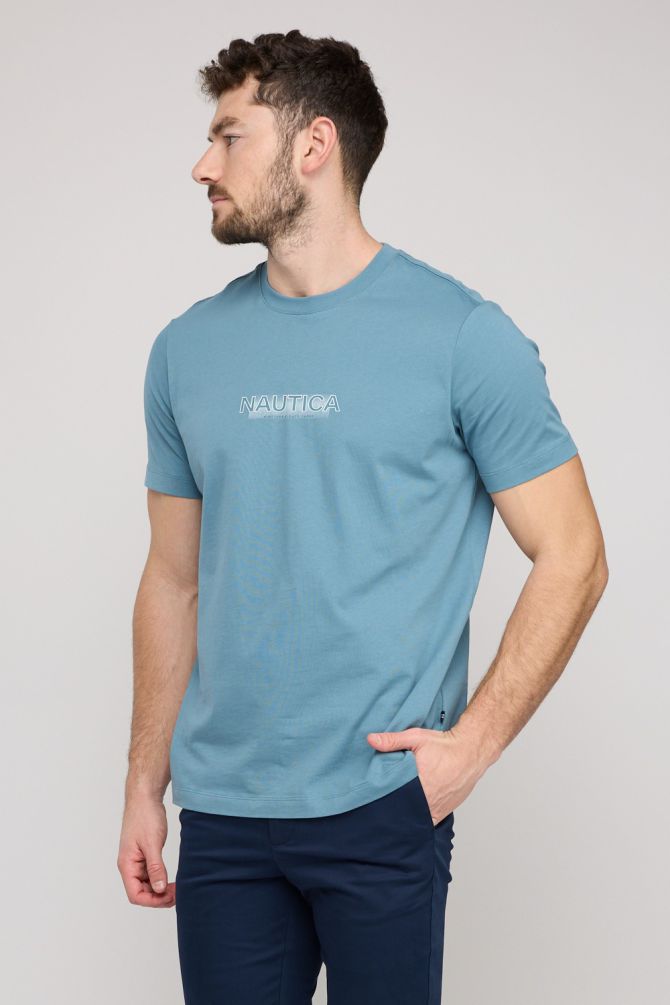 חולצת טי-שירט קצרה לגברים