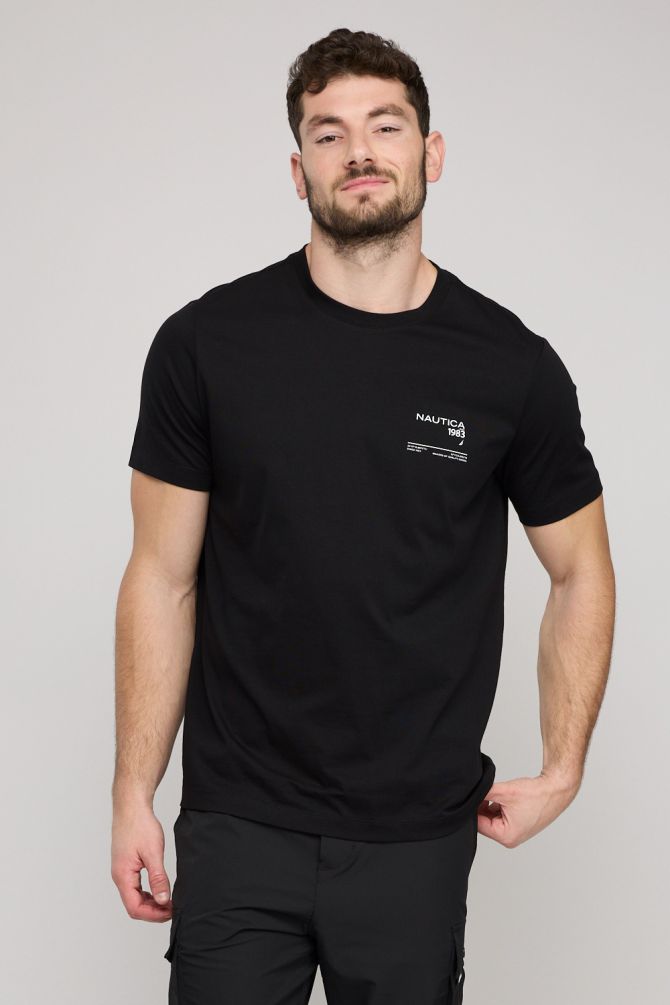 חולצת טי-שירט קצרה לגברים