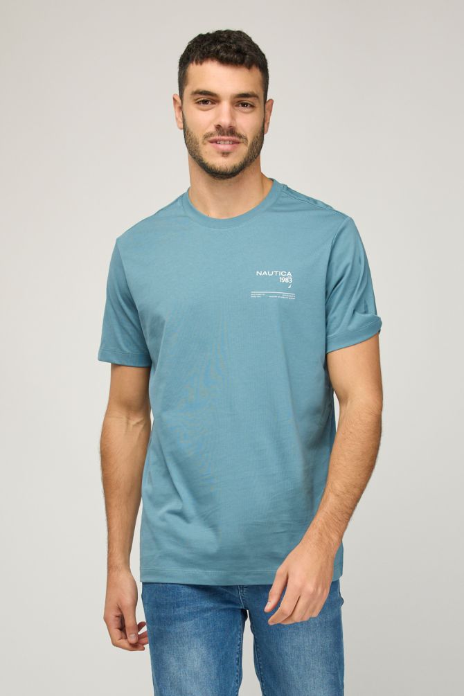 חולצת טי-שירט קצרה לגברים