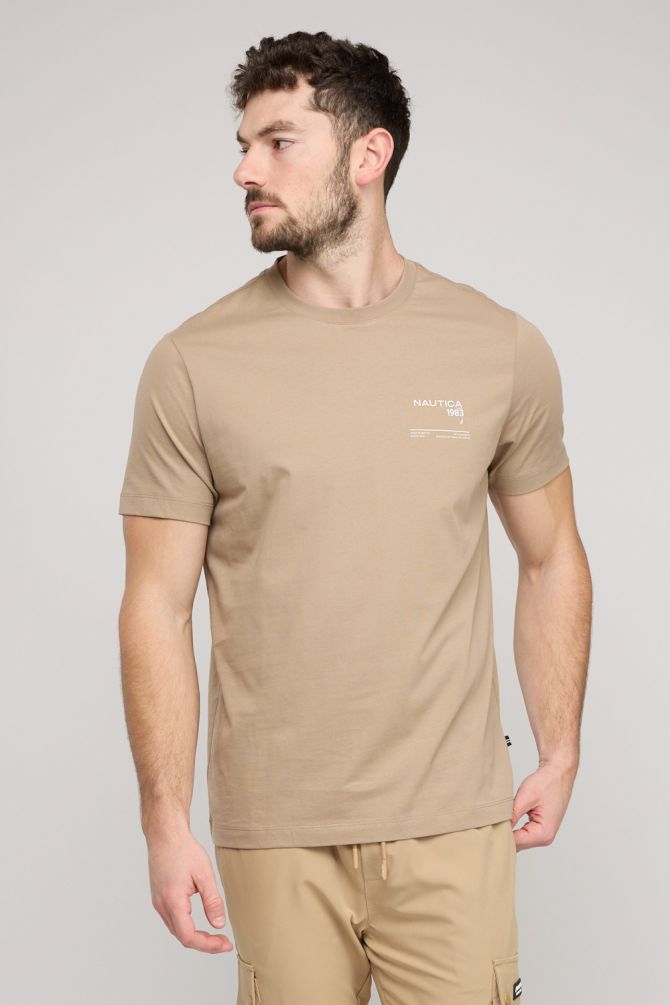 חולצת טי-שירט קצרה לגברים