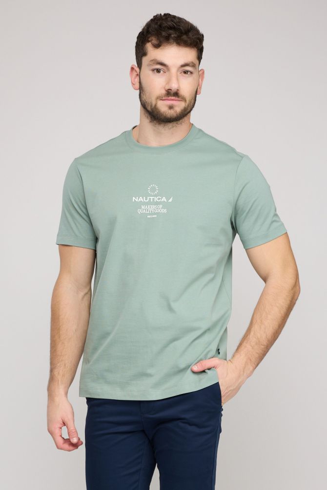 חולצת טי-שירט קצרה לגברים