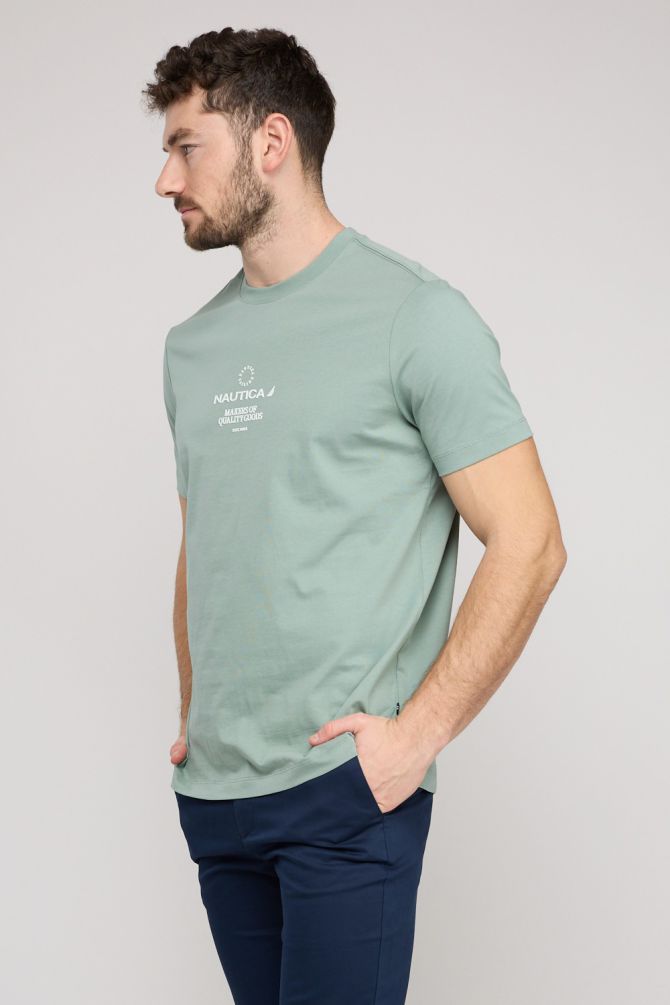 חולצת טי-שירט קצרה לגברים