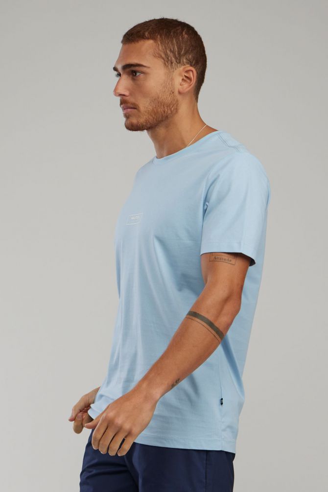 טי שירט עם שרוולים קצרים והדפס Nautica לגברים