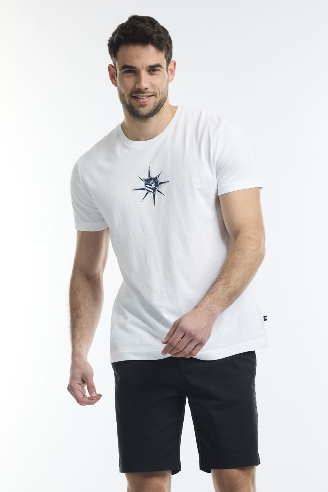 חולצה ”דק” לגברים עם לוגו נאוטיקה