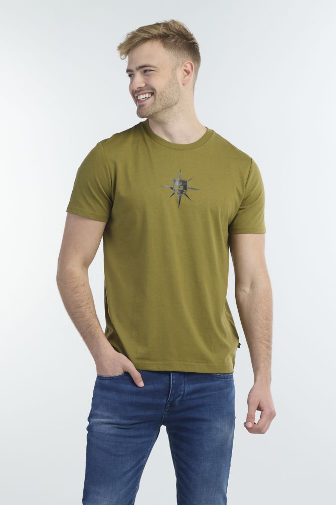 חולצה ”דק” לגברים עם לוגו נאוטיקה