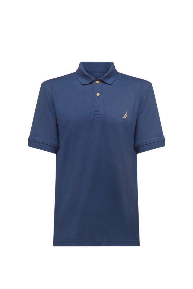 חולצת פולו Nautica לגברים עם לוגו רקום