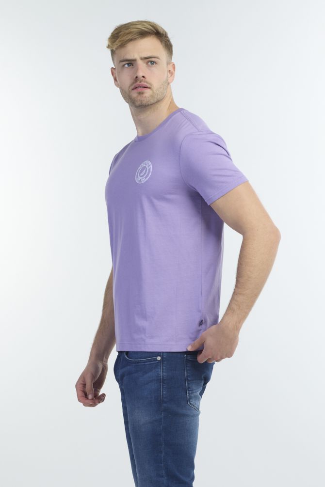 חולצה קצרה לגברים עם לוגו