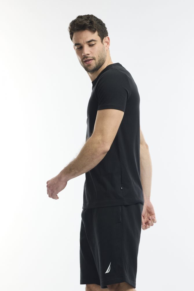 חולצה קצרה לגברים עם לוגו נאוטיקה