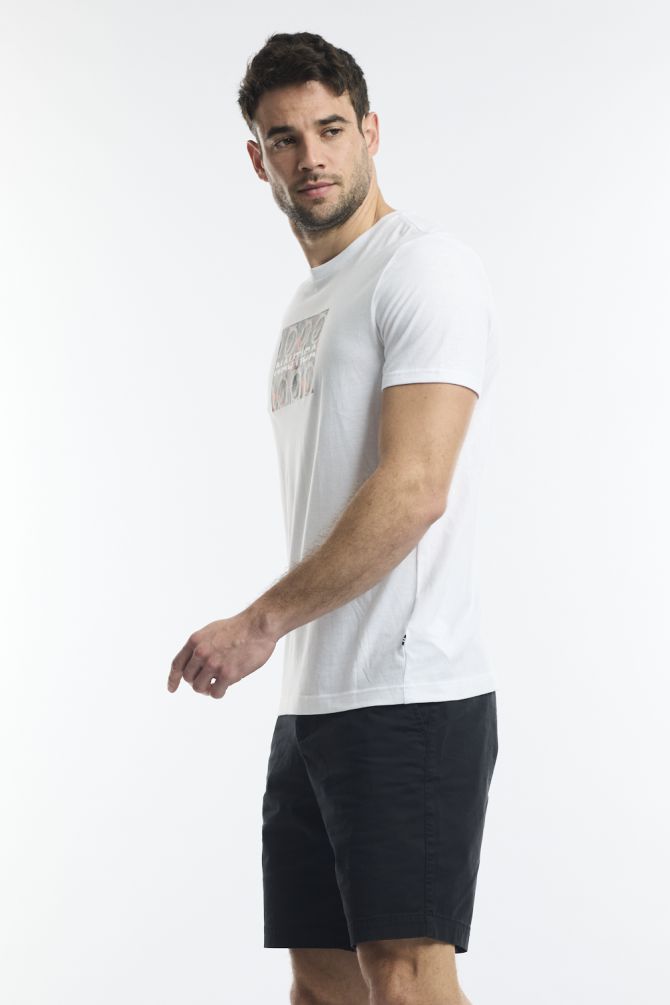 חולצה קצרה לגברים עם לוגו נאוטיקה