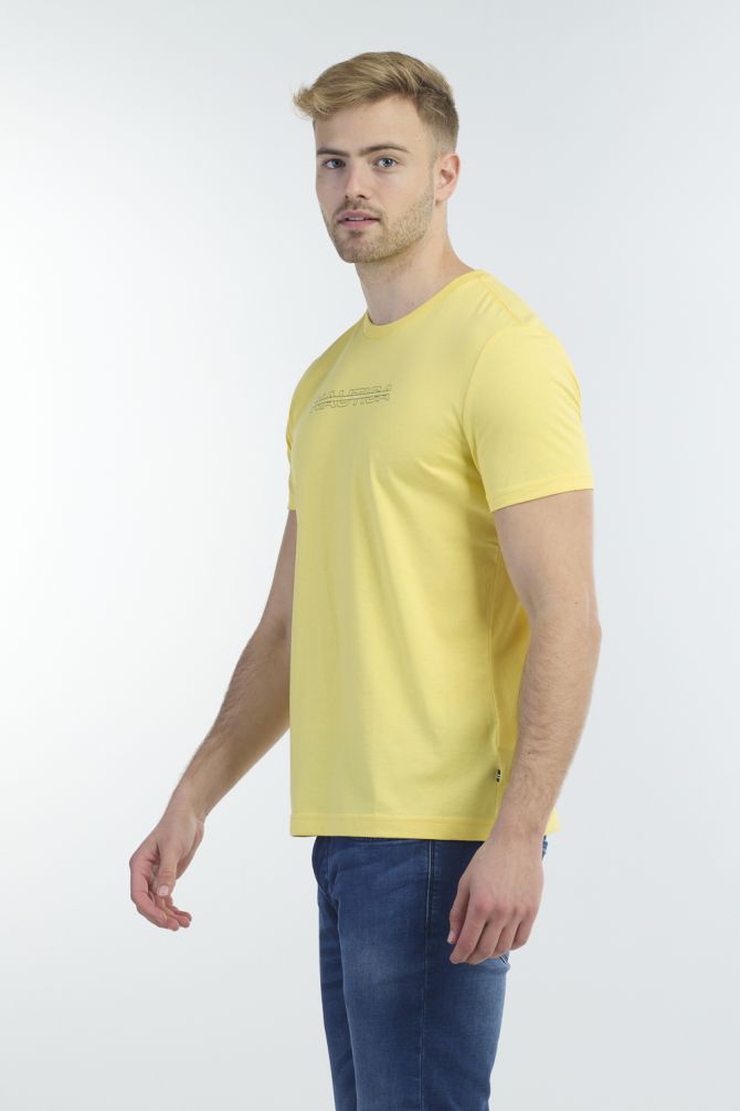 חולצה קצרה לגברים עם לוגו נאוטיקה