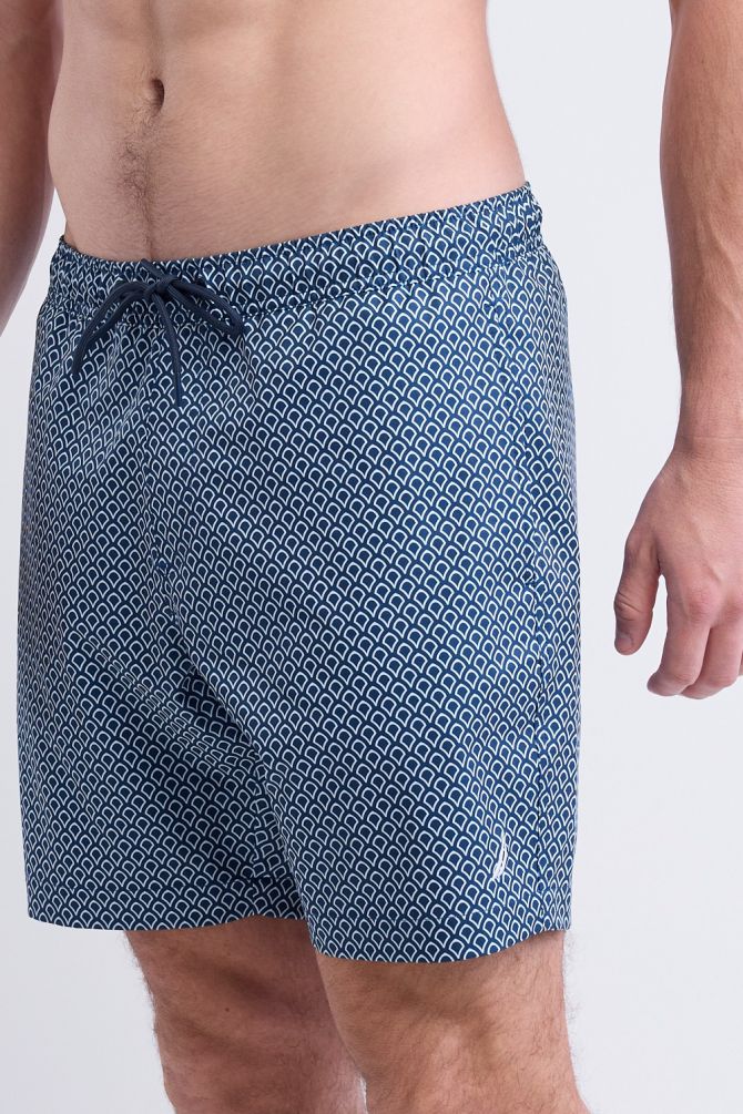 מכנסי בגד ים Nautica לגברים עם דוגמא