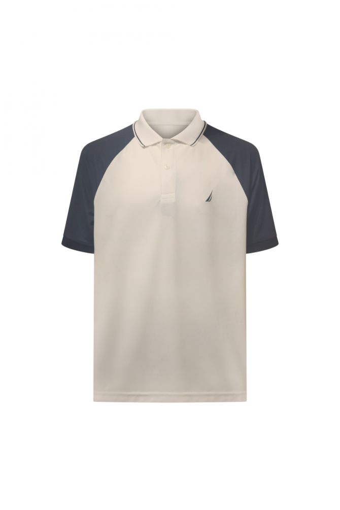 חולצת פולו Nautica בשני צבעים עם לוגו רקום לגברים