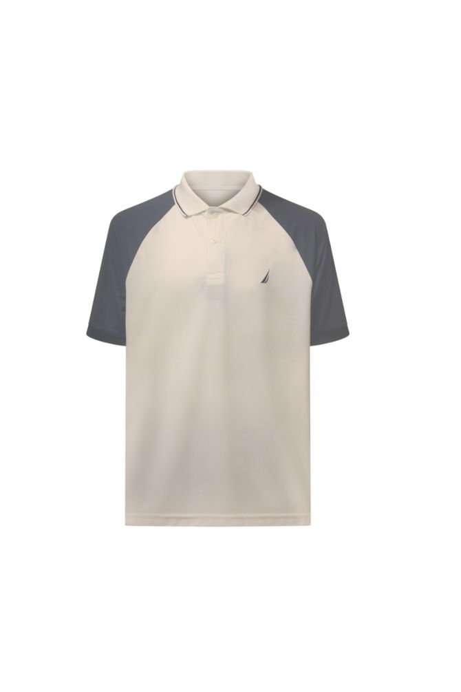 חולצת פולו Nautica בשני צבעים עם לוגו רקום לגברים