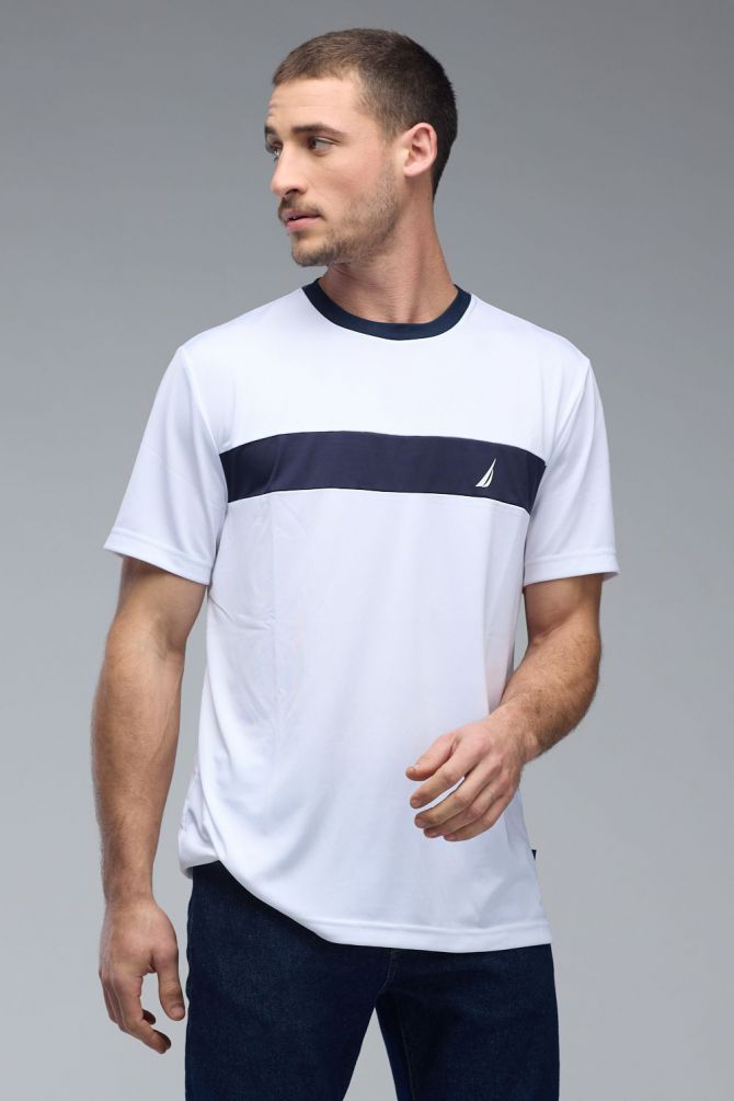 טי שירט בשני צבעים עם לוגו Nautica לגברים