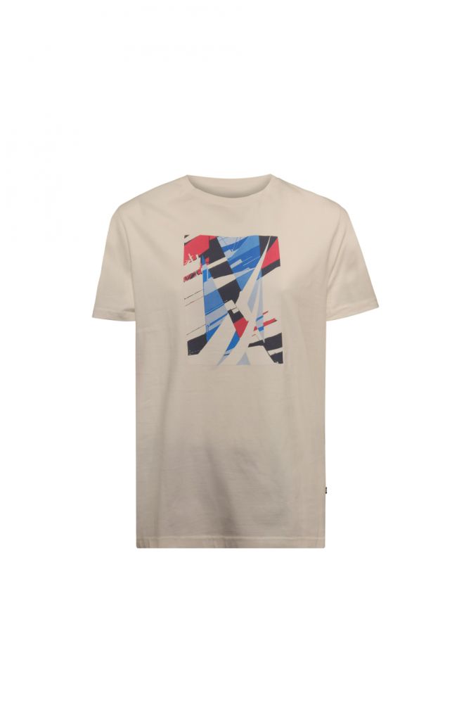 טי שירט Nautica לגברים עם הדפס