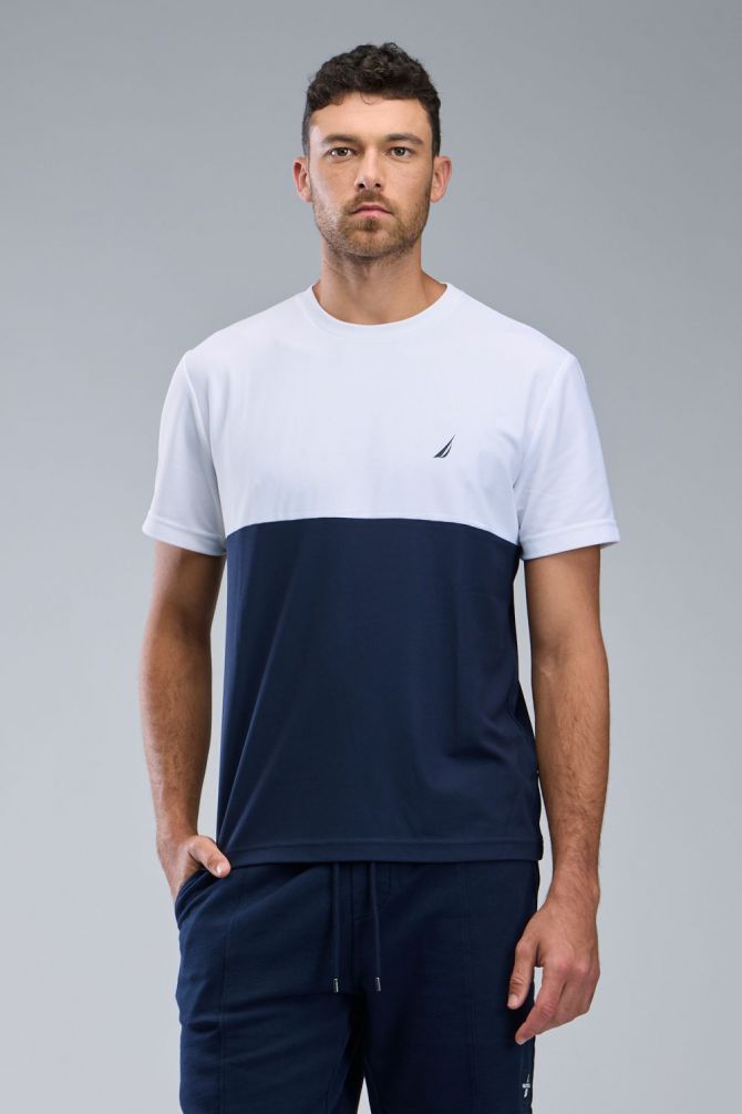 טי שירט בשני צבעים עם לוגו Nautica לגברים