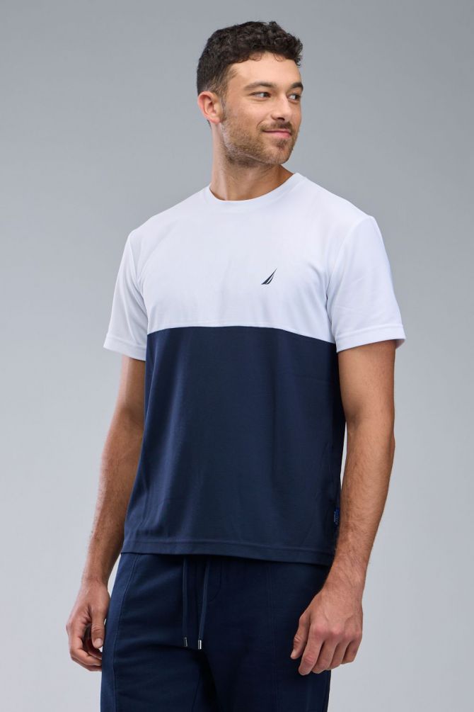 טי שירט בשני צבעים עם לוגו Nautica לגברים