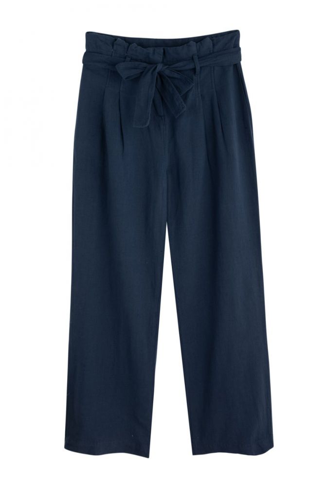 מכנסים רחבים עם חגורה Nautica לנשים