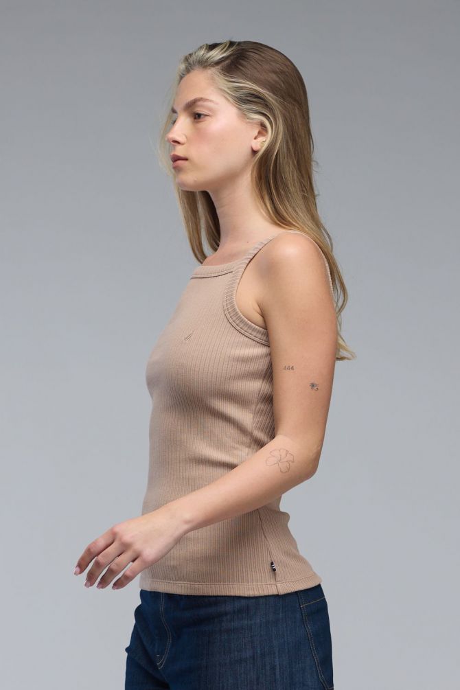 גופייה מבד ריב Nautica לנשים