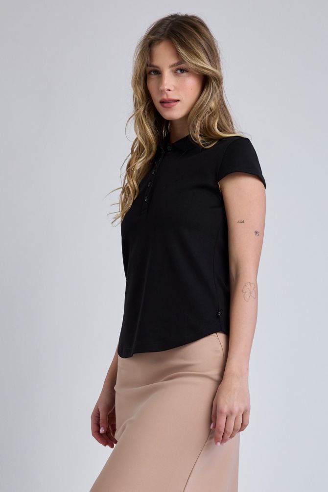 חולצת פולו Nautica קצרה לנשים