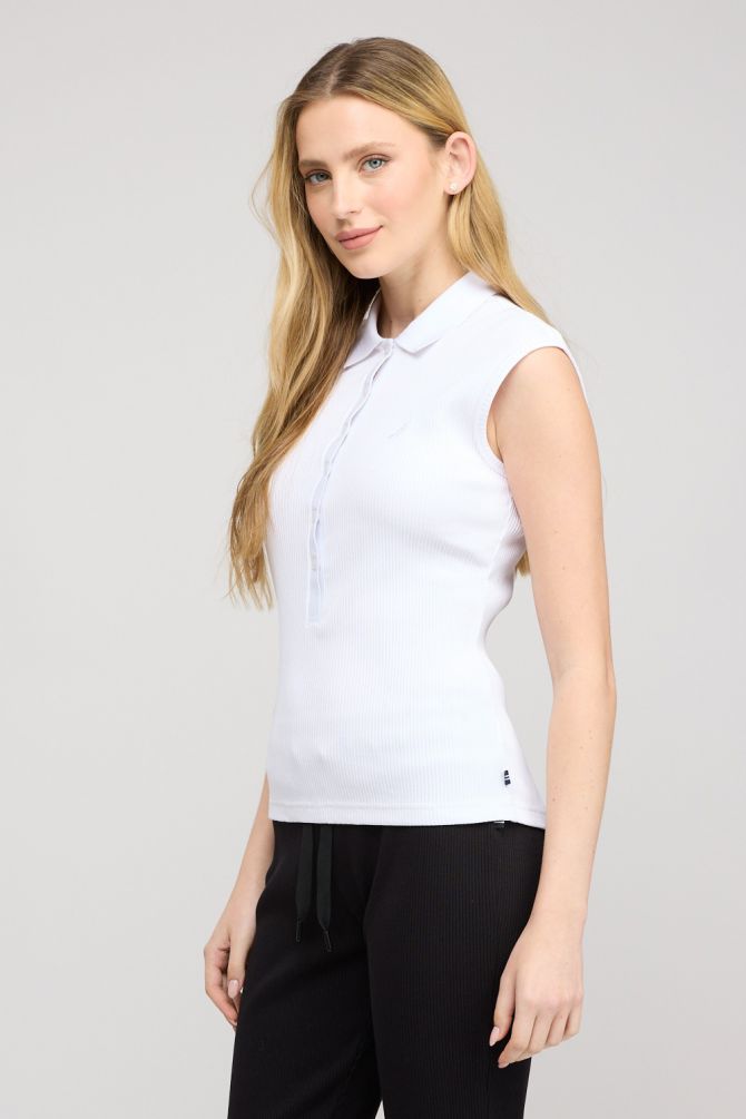 חולצת פולו קצרה לנשים