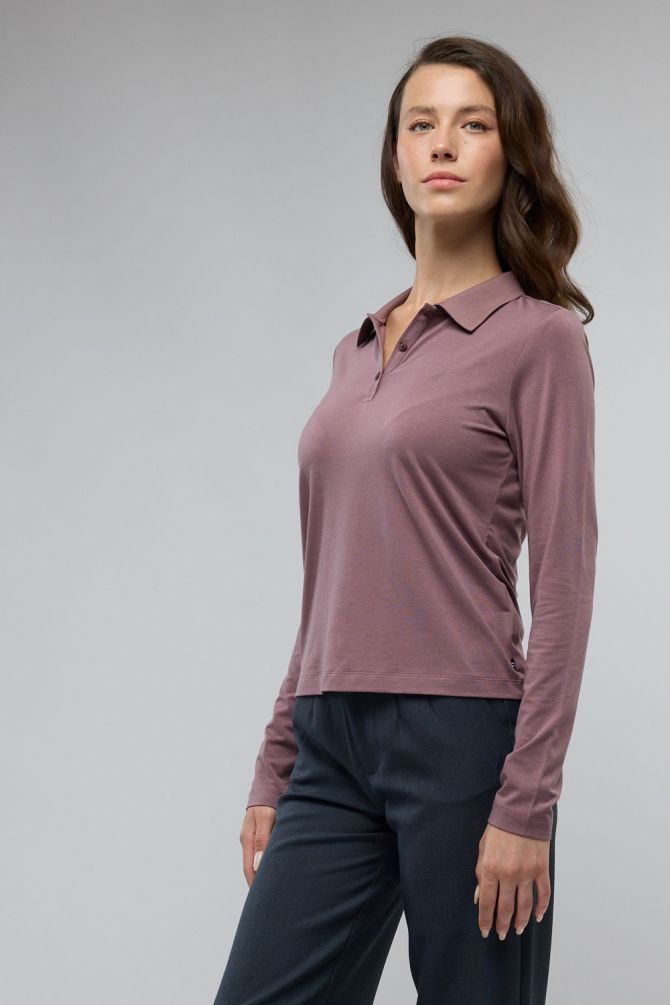 חולצת פולו Nautica שרוול ארוך לנשים