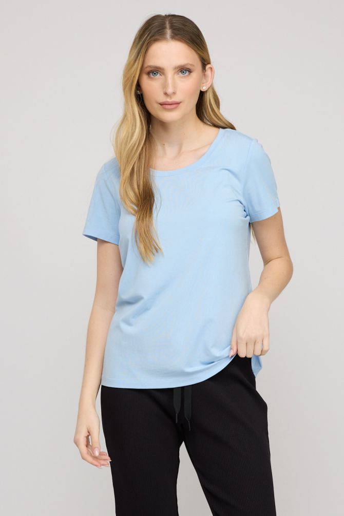 חולצת טי-שירט קצרה לנשים