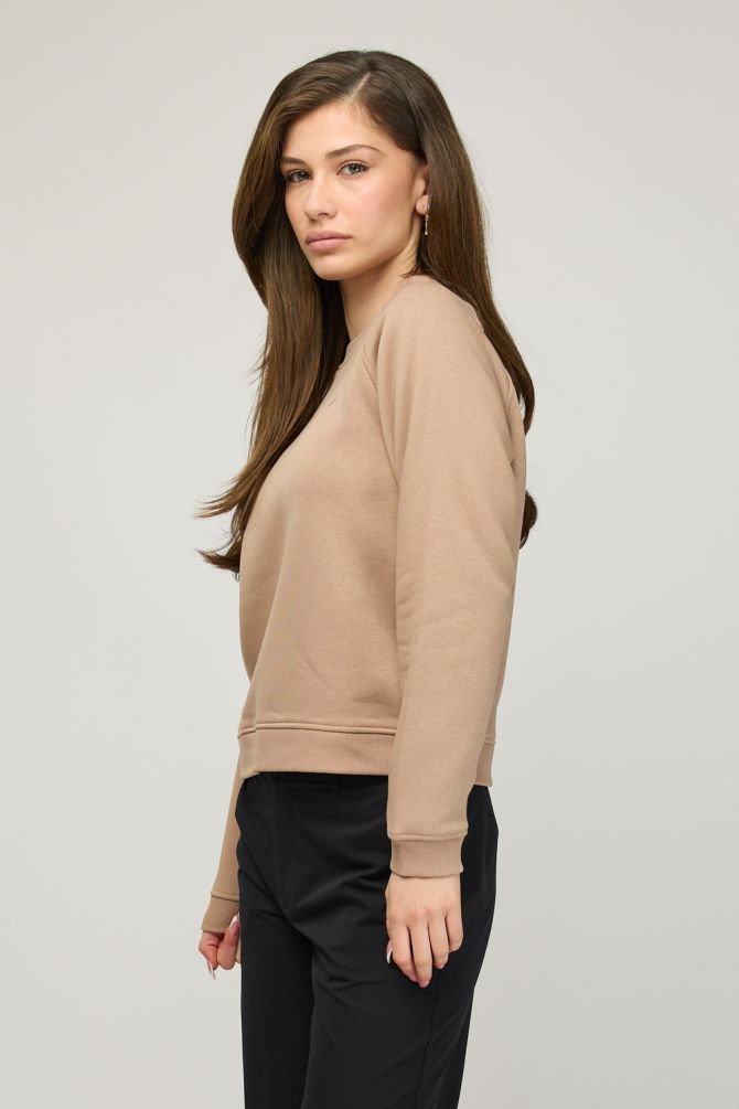 סווטשירט Nautica לנשים עם רקמת לוגו