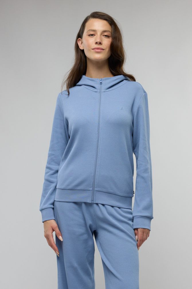 סווטשירט עם קפוצ’ון Nautica לנשים