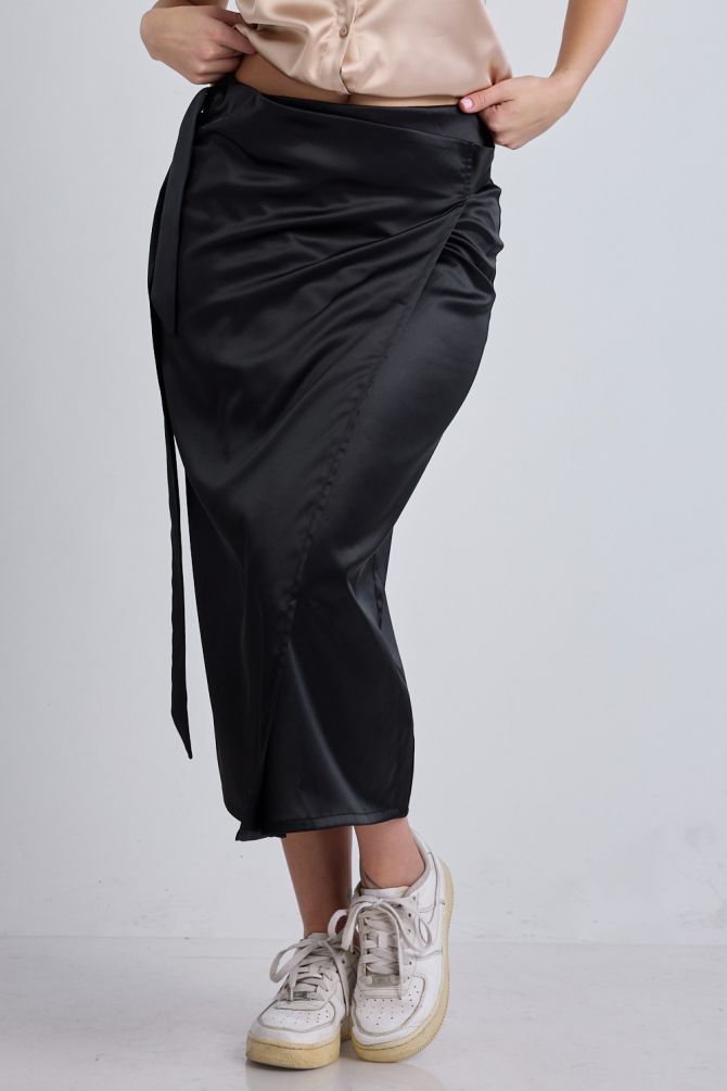 חצאית מידי Nautica מעטפת לנשים