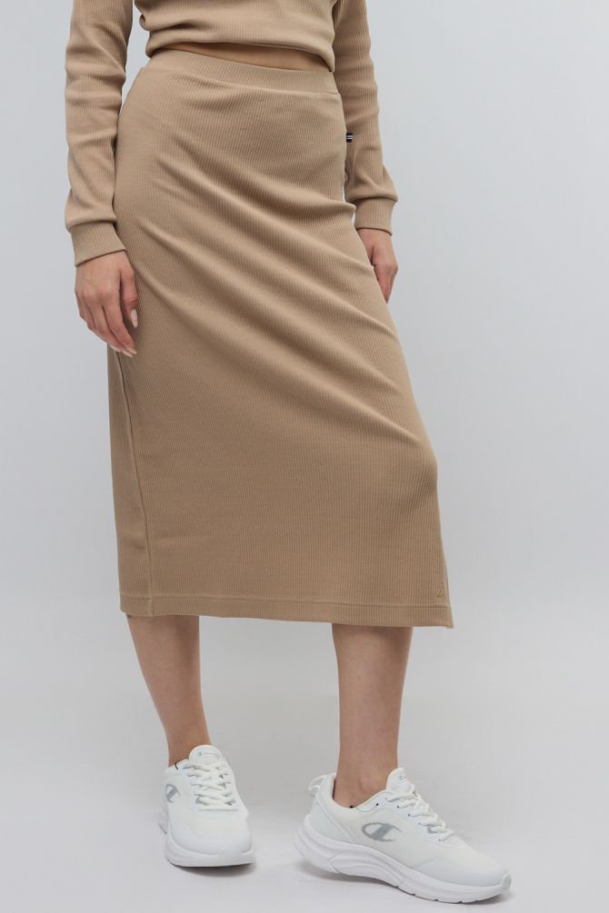 חצאית מקסי Nautica עם כפתורים לנשים