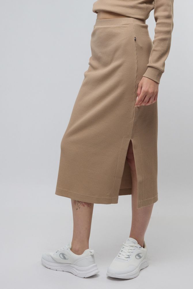 חצאית מקסי Nautica עם כפתורים לנשים