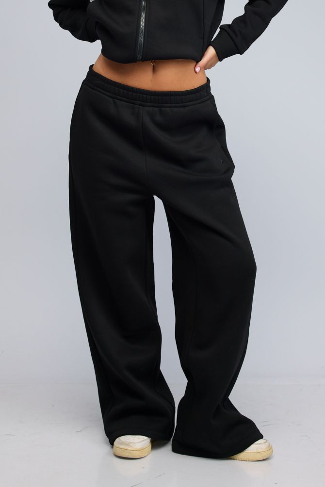 מכנסי טרנינג Nautica לנשים בגזרה מתרחבת