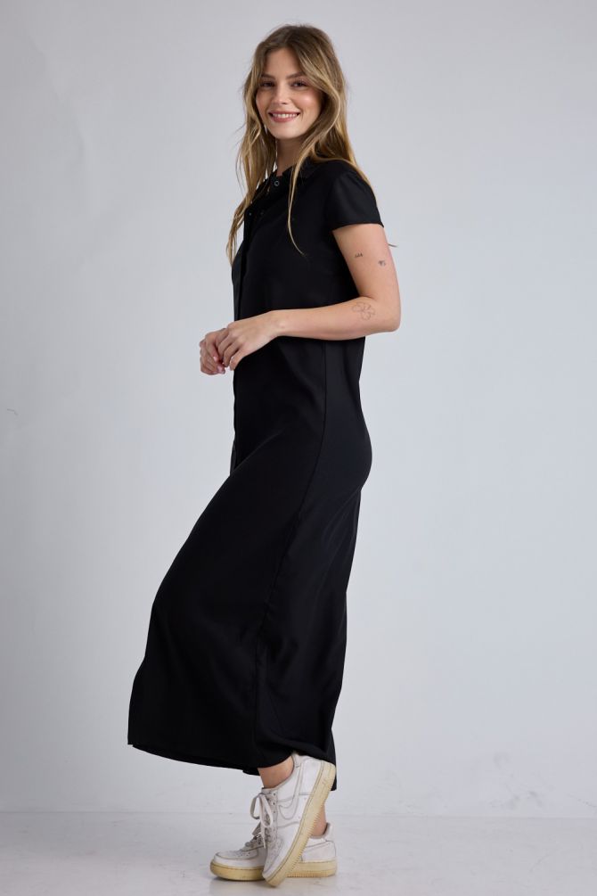 שמלת פולו Nautica מקסי לנשים