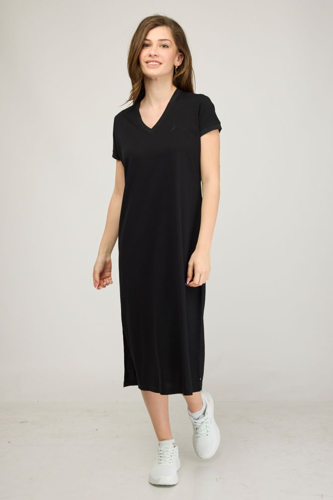 שמלת טי-שירט ארוכה לנשים