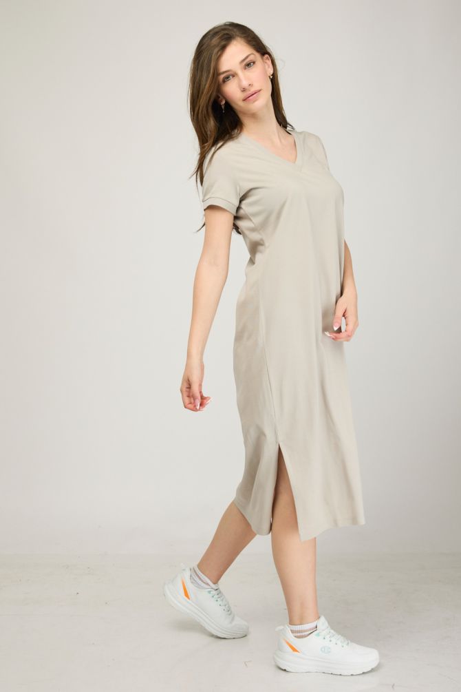 שמלת טי-שירט ארוכה לנשים