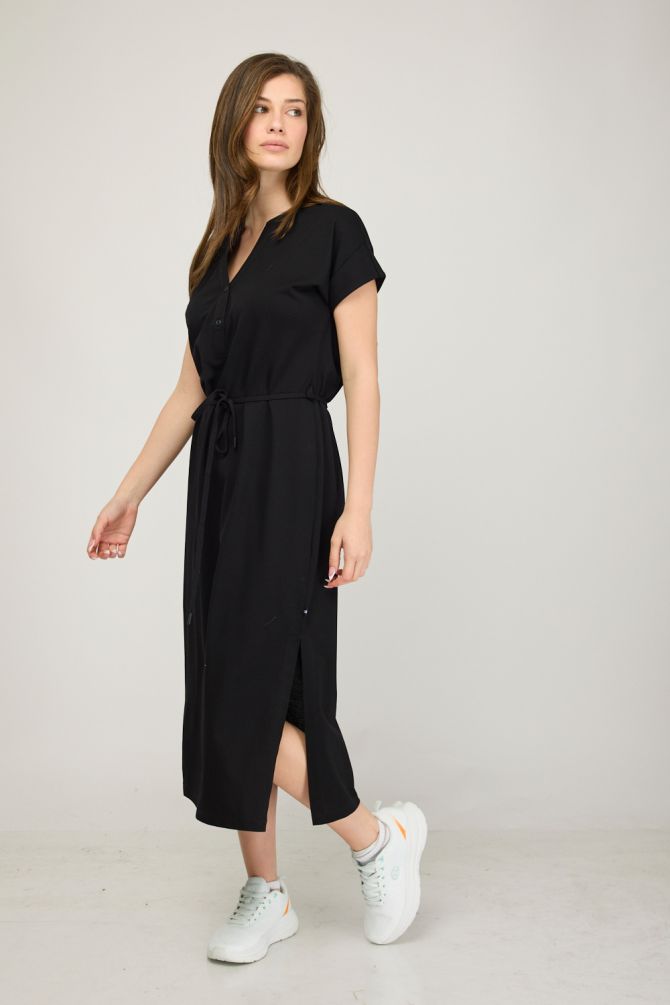 שמלת בד ארוכה לנשים