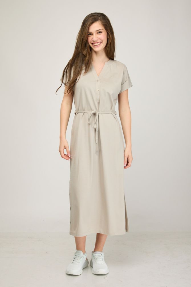 שמלת בד ארוכה לנשים