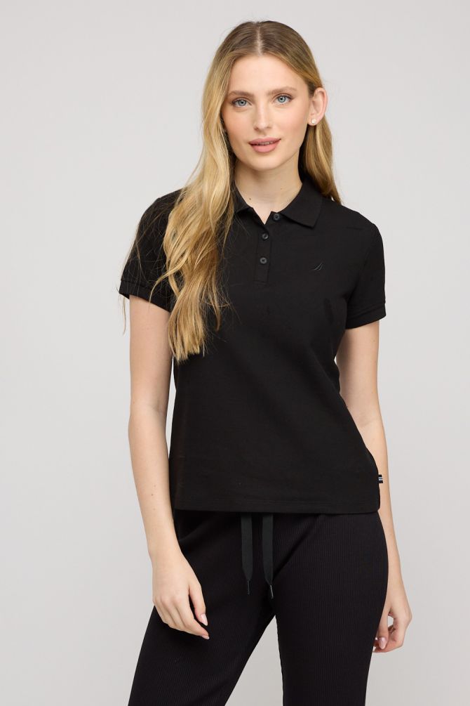 חולצת פולו קצרה לנשים