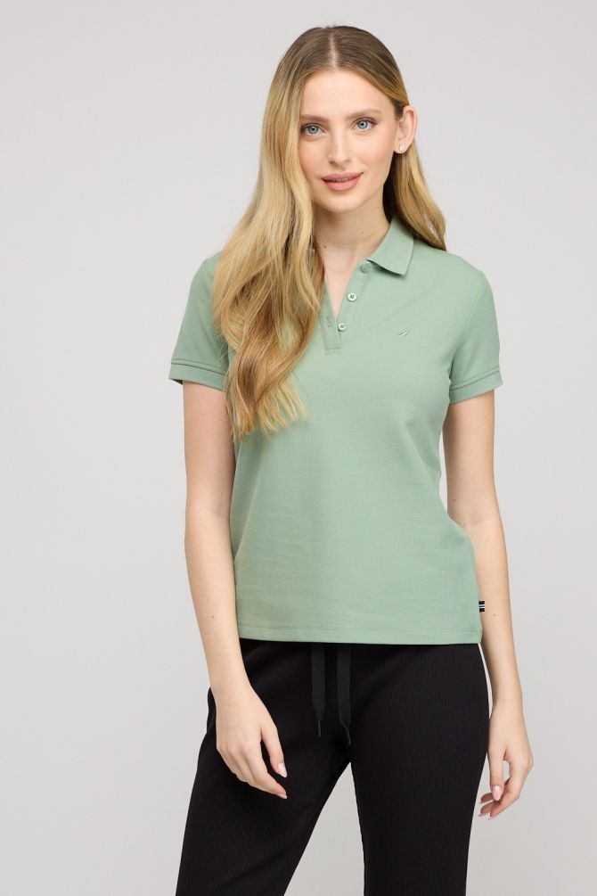 חולצת פולו קצרה לנשים